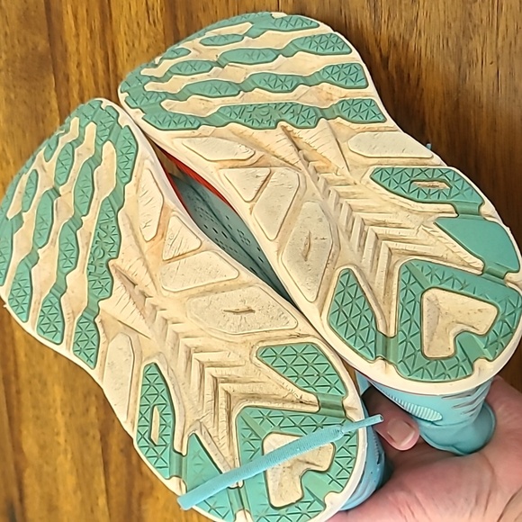 Hoka One One Clifton 8 Aquarelle Blue Athletic Running Shoes Women’s 11B - Picture 7 of 11